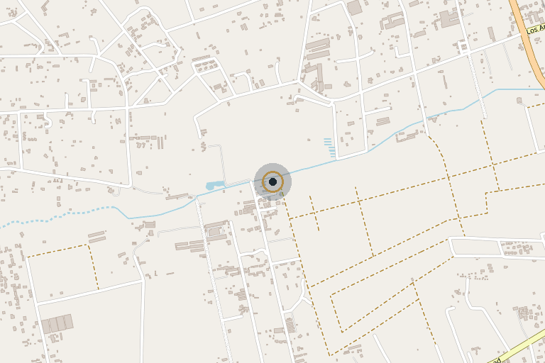A street map of Makeni Road, Lusaka, with Dunslim Apartments marked at its centre