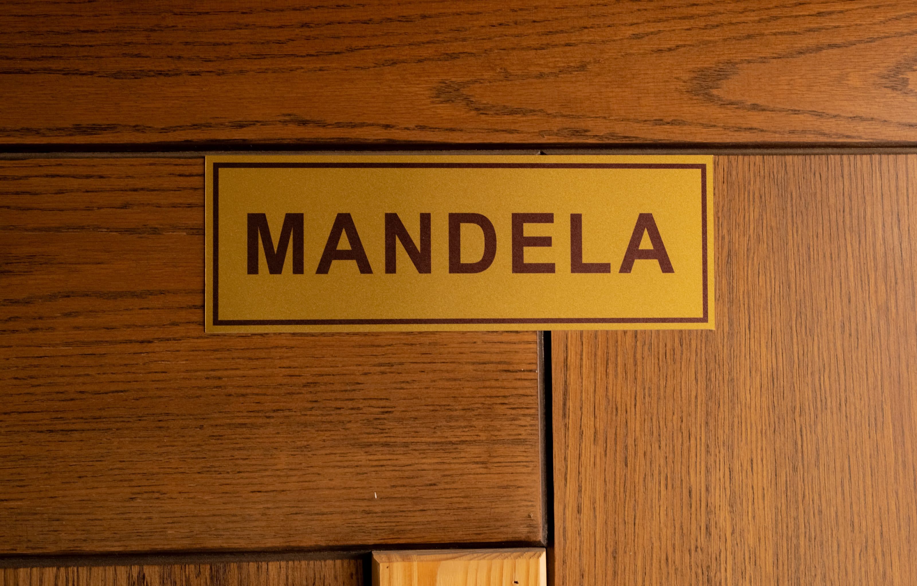 Mandela, the front door