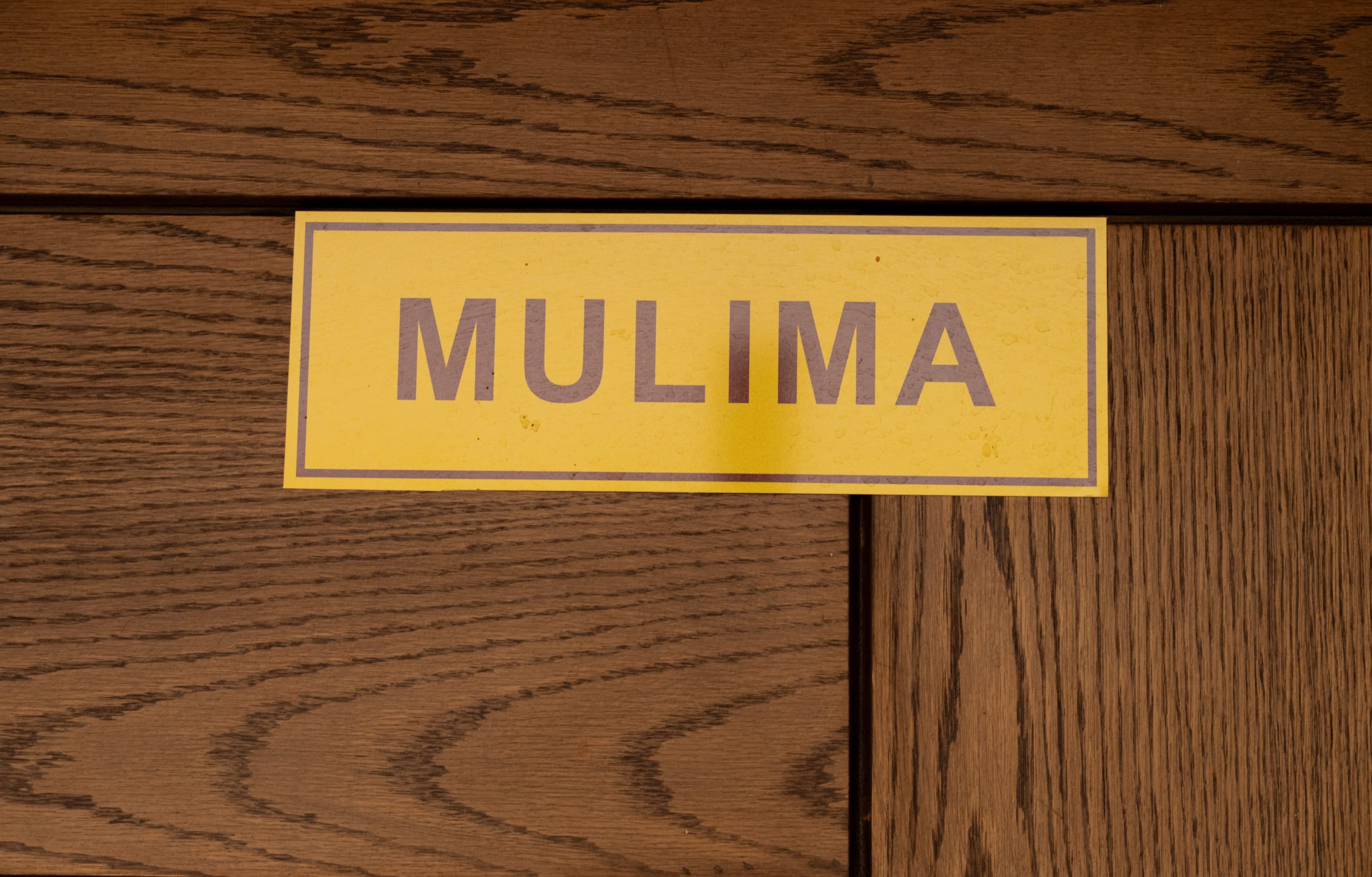 Mulima, the front door
